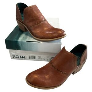 by Bed|Stu Women's Brown Leather Slip-On Heel